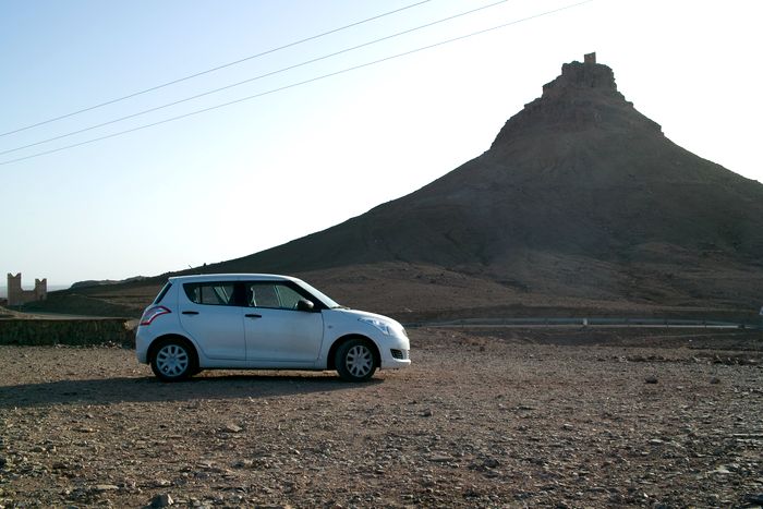 Crossing the Atlas Mountains with a rental car 