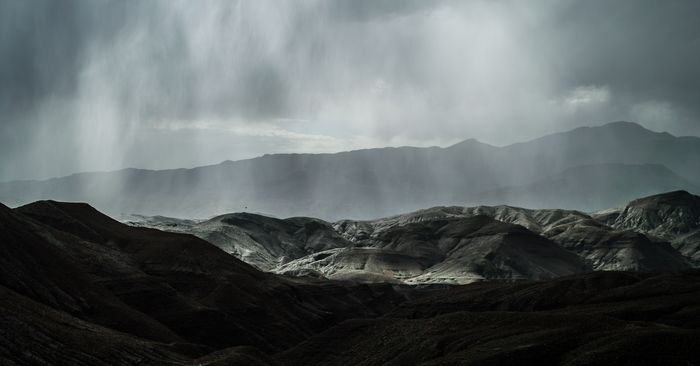 Rain in the Atlas Mountains