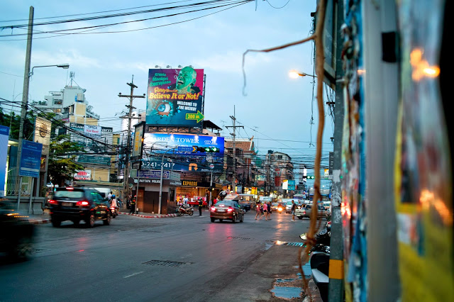 Nightfall in Pattaya, Thailand